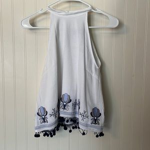 Women’s halter top blouse from blue rain size XS